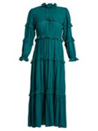 Isabel Marant Étoile Yukio Ruffle-trimmed Tiered Cotton Dress