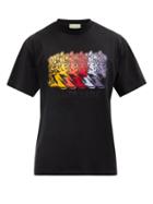 Aries - Roman Head Cotton-jersey T-shirt - Mens - Black