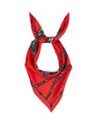 Alexander Mcqueen Spider And Jewel-print Silk Scarf