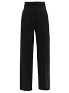 Matchesfashion.com Jil Sander - Nicholas High-rise Wool Wide-leg Trousers - Womens - Black