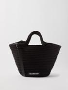 Balenciaga - Ibiza Woven Basket Bag - Womens - Black