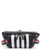 Matchesfashion.com Thom Browne - Four Bar Quilted-shell Belt Bag - Mens - Navy