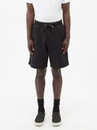Ami - Drawstring-waist Organic-cotton Jersey Shorts - Mens - Black