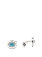 Matchesfashion.com Dunhill - Radial Gyro Sterling Silver Cufflinks - Mens - Silver