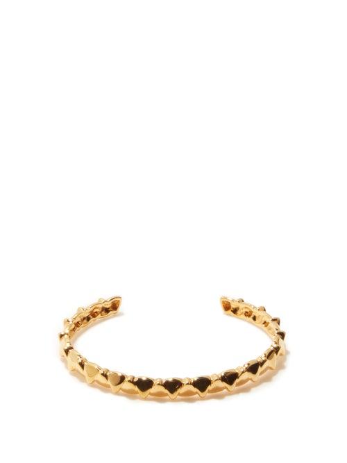 Matchesfashion.com Dominic Jones - Teeth 18kt Gold-plated Sterling-silver Bracelet - Mens - Gold