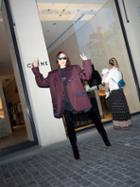 Vetements - Logo-embroidered Wool-gabardine Tailored Jacket - Womens - Burgundy
