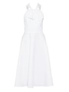 Rosie Assoulin Open-back Cotton Midi Dress