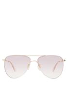 Matchesfashion.com Le Specs - The Prince Aviator Sunglasses - Womens - Gold