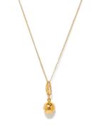 Matchesfashion.com Alighieri - The Sphere Of The Moon 24kt Gold-plated Necklace - Womens - Gold