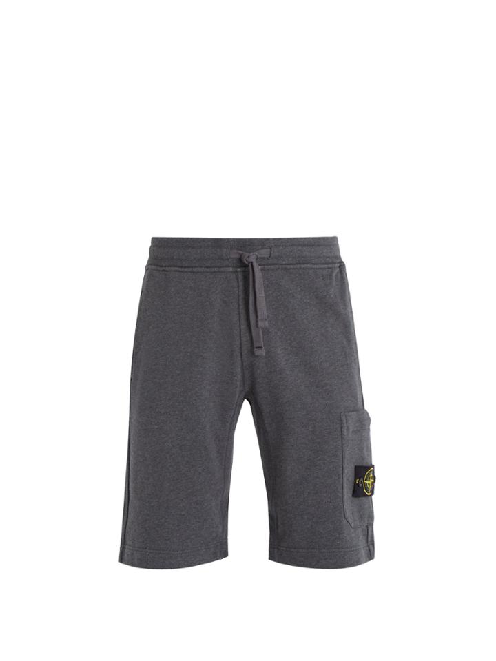 Stone Island One-pocket Cotton-jersey Shorts