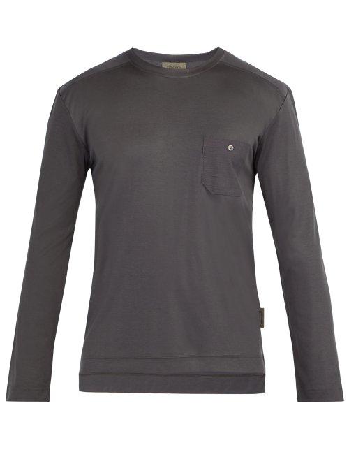 Matchesfashion.com Zimmerli - Long Sleeve Jersey T Shirt - Mens - Black