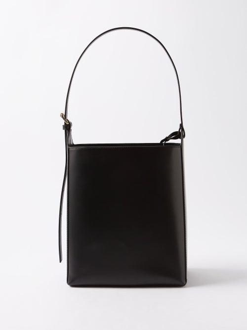 A.p.c. - Virginie Leather Tote Bag - Womens - Black