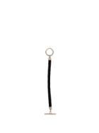 Matchesfashion.com Title Of Work - Braided Leather Wrap Keyring - Mens - Silver