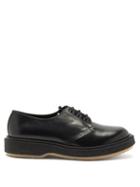 Adieu - Leather Derby Shoes - Mens - Black