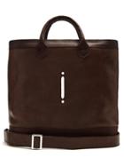 Matchesfashion.com Passavant And Lee - Scier Edition Leather Tote - Mens - Dark Brown