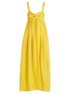 Mara Hoffman Tie-front Midi Linen Dress