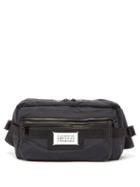 Matchesfashion.com Maison Margiela - Leather Trimmed Belt Bag - Mens - Black