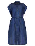 Rachel Comey Oasis Banker-striped Cotton-blend Dress