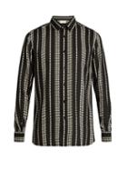 Saint Laurent Striped Star-print Twill Shirt