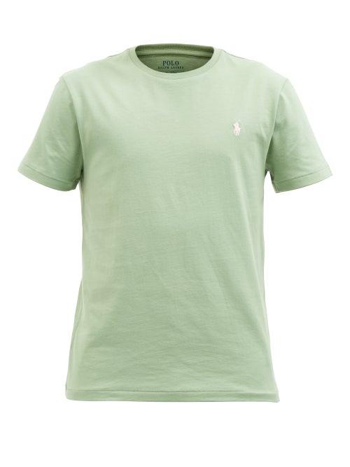 Polo Ralph Lauren - Logo-embroidered Cotton-jersey T-shirt - Mens - Light Green