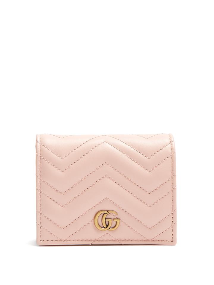 Gucci Gg Marmont Quilted Leather Wallet
