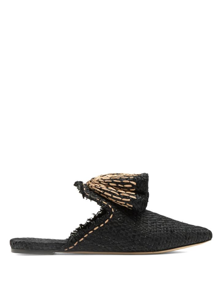 Sanayi 313 Sanguarina Raffia Slipper Shoes