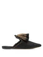 Sanayi 313 Sanguarina Raffia Slipper Shoes