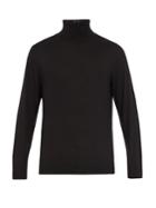 Paul Smith Stripe-detail Roll-neck Wool Sweater