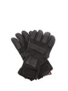 Matchesfashion.com Toni Sailer - Dane Leather Trimmed Ski Gloves - Mens - Black