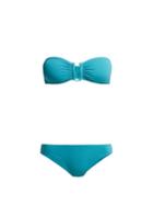 Matchesfashion.com Eres - Show And Scarlett Bandeau Bikini - Womens - Blue