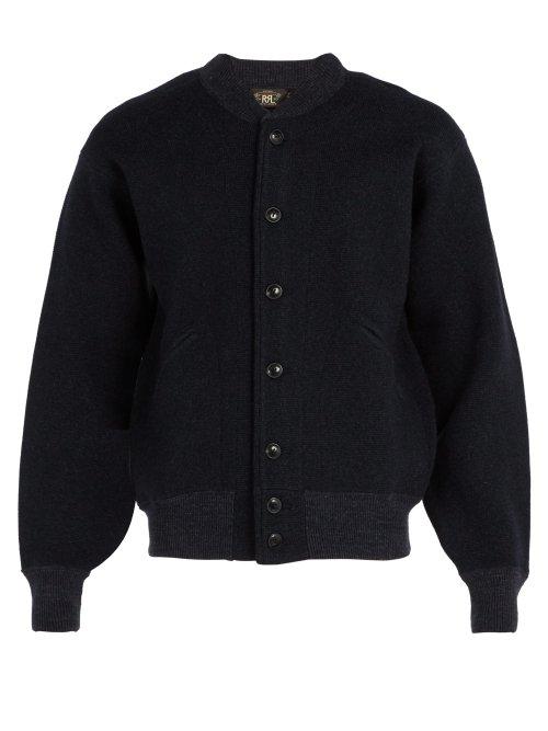 Matchesfashion.com Rrl - Slub Cotton Blend Cardigan - Mens - Navy