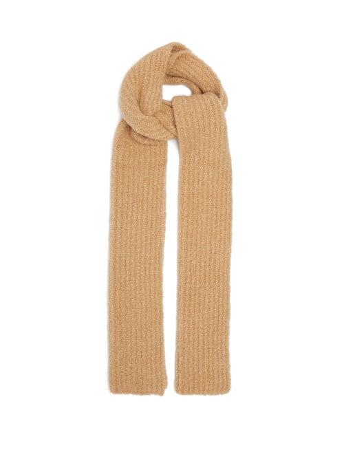 Gabriela Hearst - Rubens Ribbed Cashmere Scarf - Womens - Camel