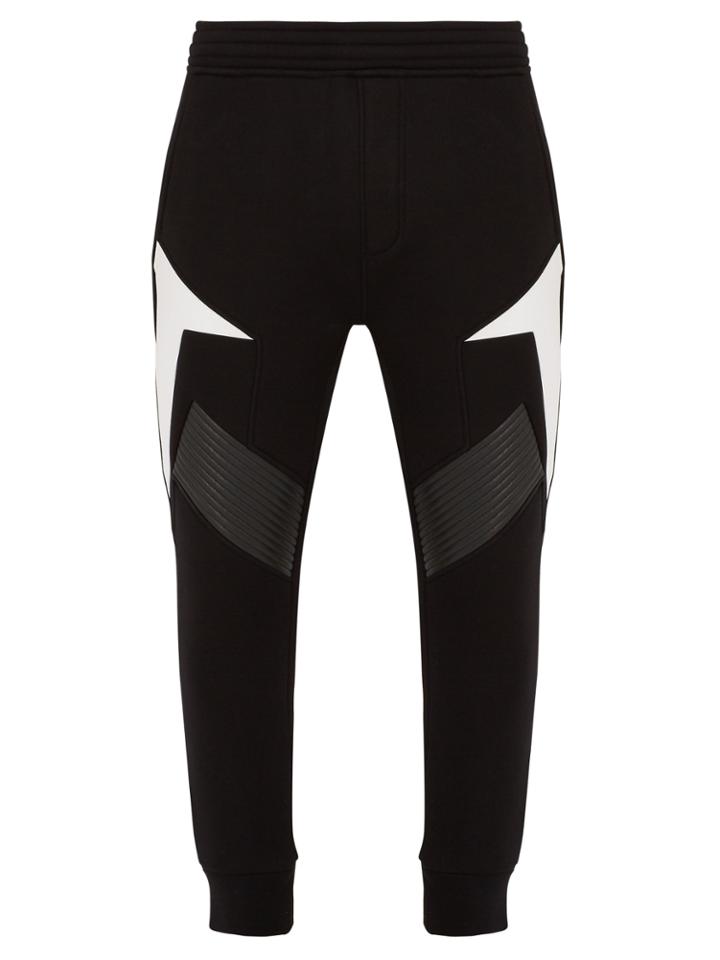 Neil Barrett Tapered-leg Neoprene Track Pants