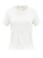 Matchesfashion.com The Row - Ankara Cotton-blend Jersey T-shirt - Womens - Ivory
