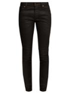 Saint Laurent Low-rise Coated Skinny Jeans