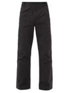 Matchesfashion.com Boramy Viguier - Hiking Drawstring-cuff Cotton-blend Trousers - Mens - Black