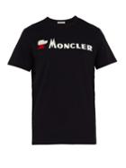Matchesfashion.com Moncler - Logo Cotton T Shirt - Mens - Navy
