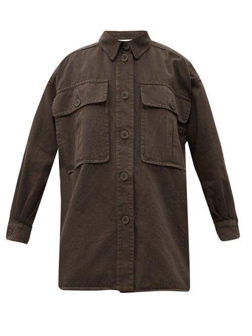 Matchesfashion.com See By Chlo - Oversized Cotton-twill Shirt - Womens - Khaki