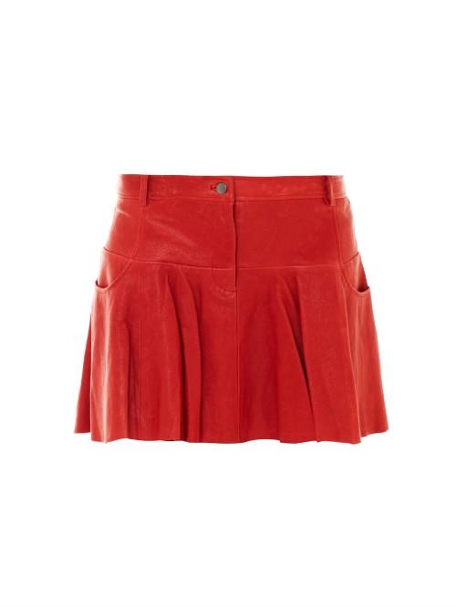 Thakoon Addition Leather Tulip Skirt