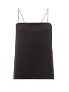 Ladies Rtw The Row - Conny Scuba-jersey Cami Top - Womens - Black