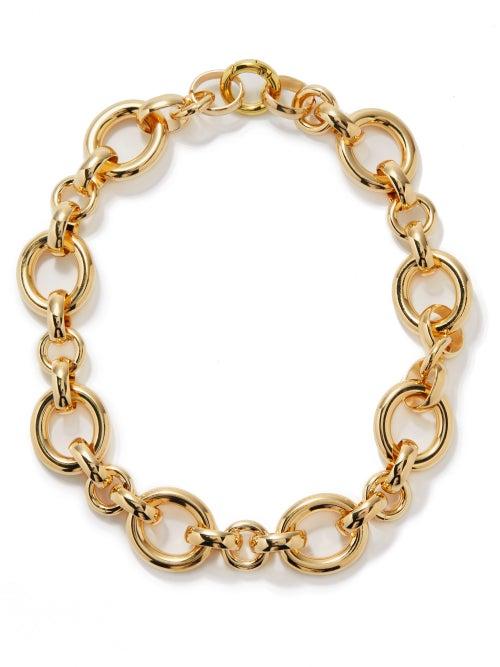Laura Lombardi - Calle 14kt Gold-plated Necklace - Womens - Gold