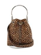 Matchesfashion.com Jimmy Choo - Bon Bon Leopard-print Calf-hair Clutch Bag - Womens - Leopard