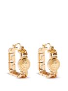 Versace - Medusa La Greca Hoop Earrings - Womens - Gold