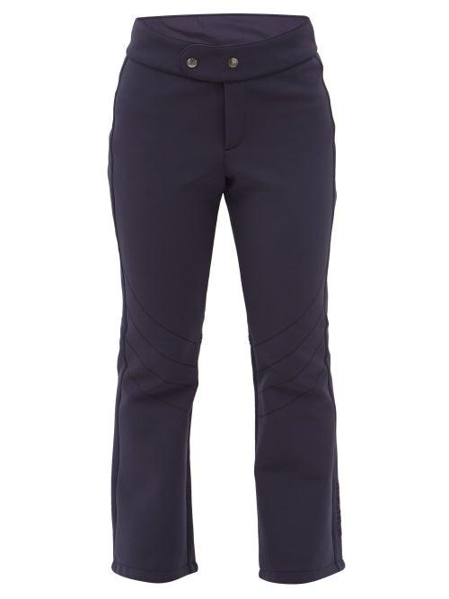 Matchesfashion.com Bogner - Emilia Flared Soft-shell Ski Trousers - Womens - Navy