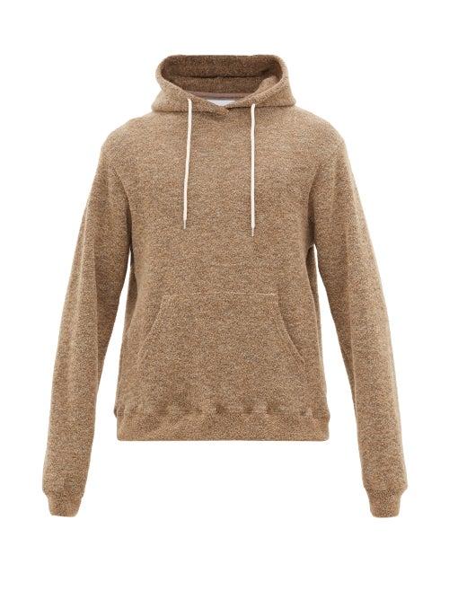 Matchesfashion.com John Elliott - Boucl Hooded Sweatshirt - Mens - Brown