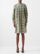 Batsheva - X Laura Ashley Cumbria Printed-cotton Mini Dress - Womens - Green Multi