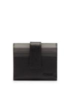 Matchesfashion.com Prada - Gradient Slot Saffiano Leather Cardholder - Mens - Black
