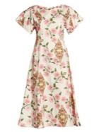 Marni Floral-print Midi Dress