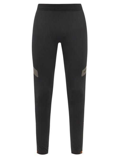 Soar - Dual Fabric 3.0 Thermal Running Leggings - Mens - Black