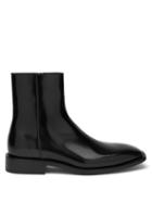 Matchesfashion.com Balenciaga - Square Toe Leather Boots - Mens - Black